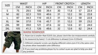 Glistensport Casual Multi-pocket Sport Outdoor Mens Shorts