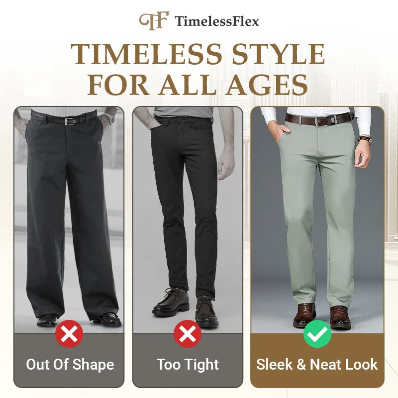 Glistensport Men's High Stretch Straight Fit Pants