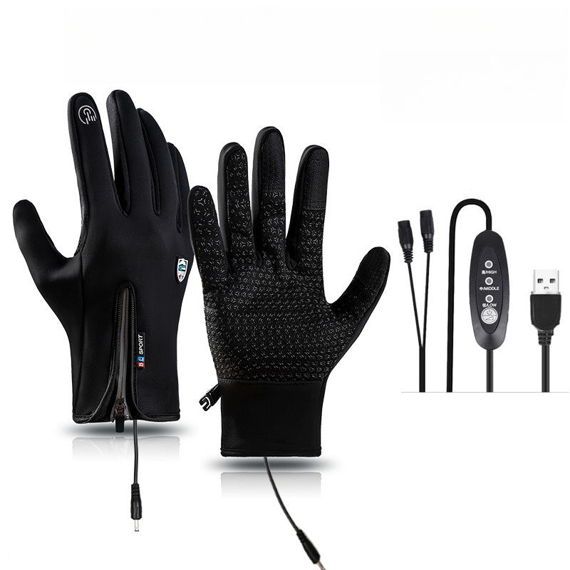 Glistensport™ Heated Gloves Windproof and Waterproof with Plus Velvet