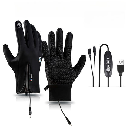 Glistensport™ Heated Gloves Windproof and Waterproof with Plus Velvet