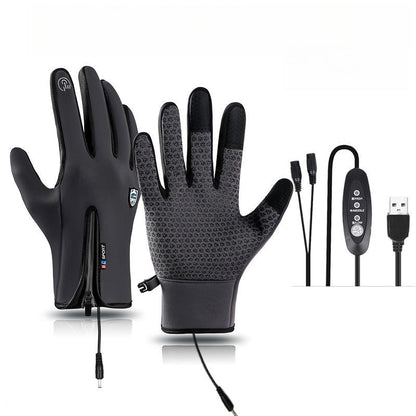 Glistensport™ Heated Gloves Windproof and Waterproof with Plus Velvet