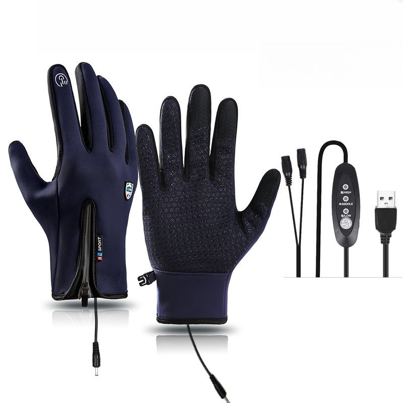 Glistensport™ Heated Gloves Windproof and Waterproof with Plus Velvet