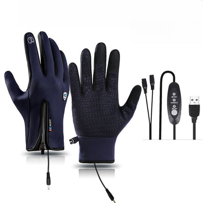 Glistensport™ Heated Gloves Windproof and Waterproof with Plus Velvet