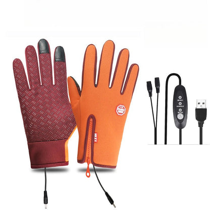 Glistensport™ Heated Gloves Windproof and Waterproof with Plus Velvet