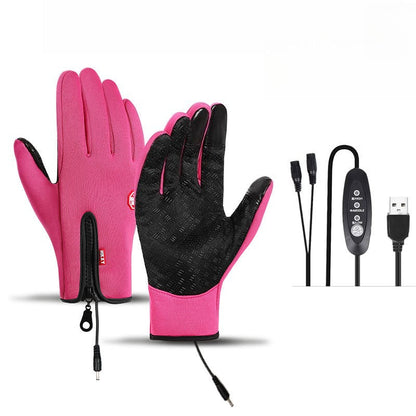 Glistensport™ Heated Gloves Windproof and Waterproof with Plus Velvet