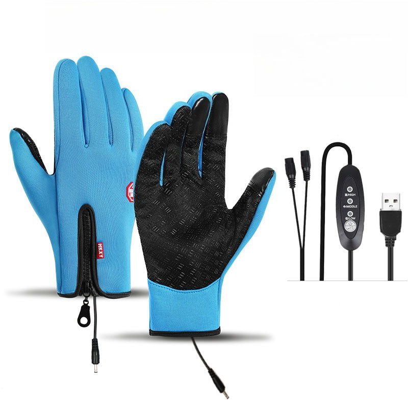 Glistensport™ Heated Gloves Windproof and Waterproof with Plus Velvet