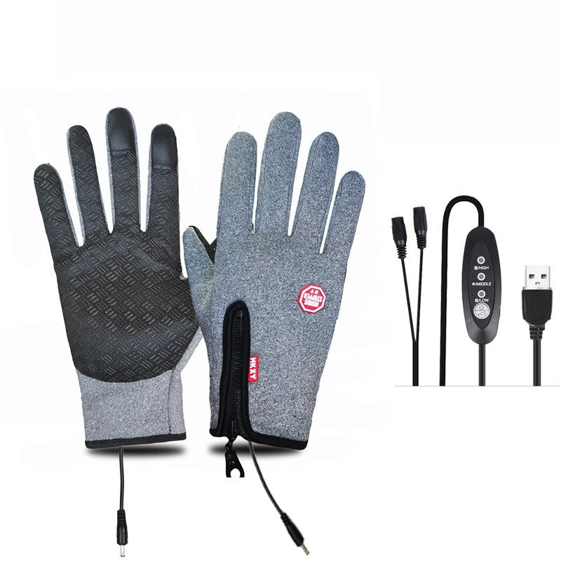 Glistensport™ Heated Gloves Windproof and Waterproof with Plus Velvet