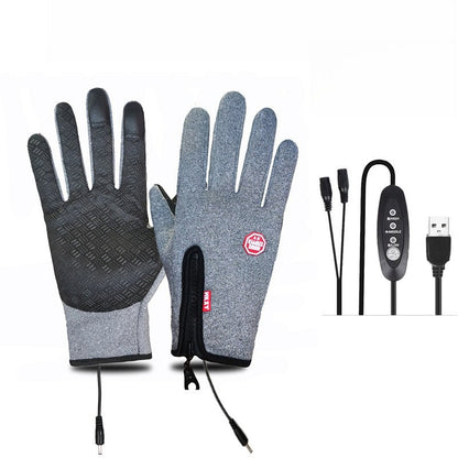 Glistensport™ Heated Gloves Windproof and Waterproof with Plus Velvet
