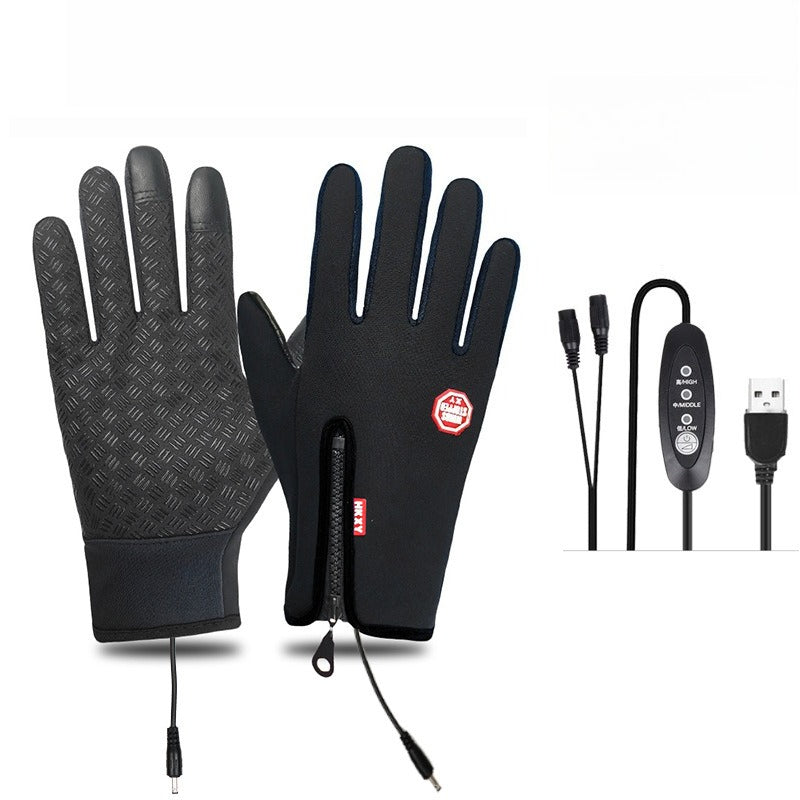 Glistensport™ Heated Gloves Windproof and Waterproof with Plus Velvet
