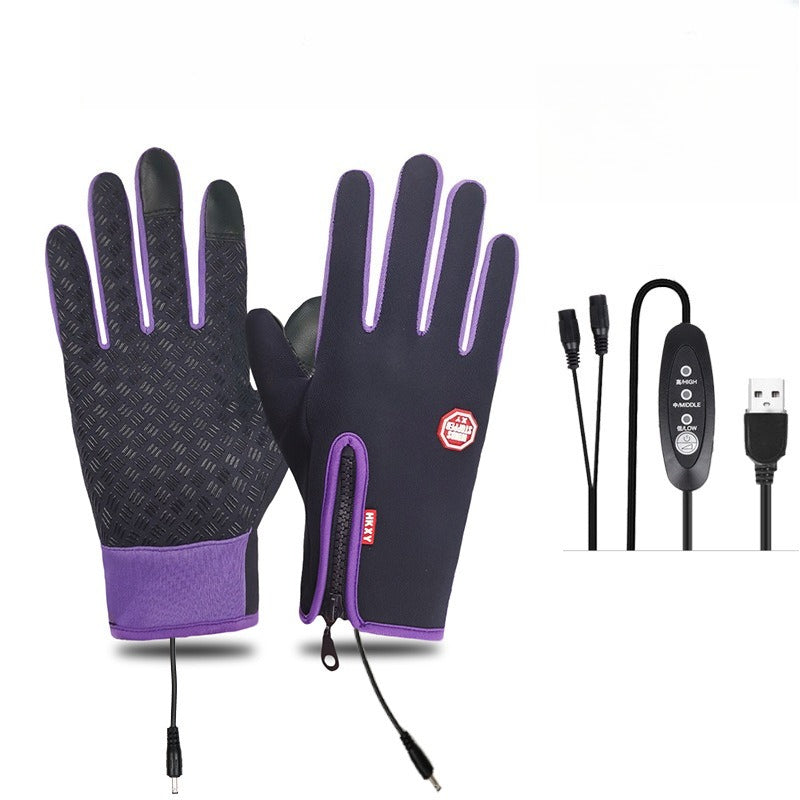 Glistensport™ Heated Gloves Windproof and Waterproof with Plus Velvet