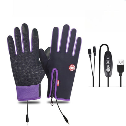Glistensport™ Heated Gloves Windproof and Waterproof with Plus Velvet