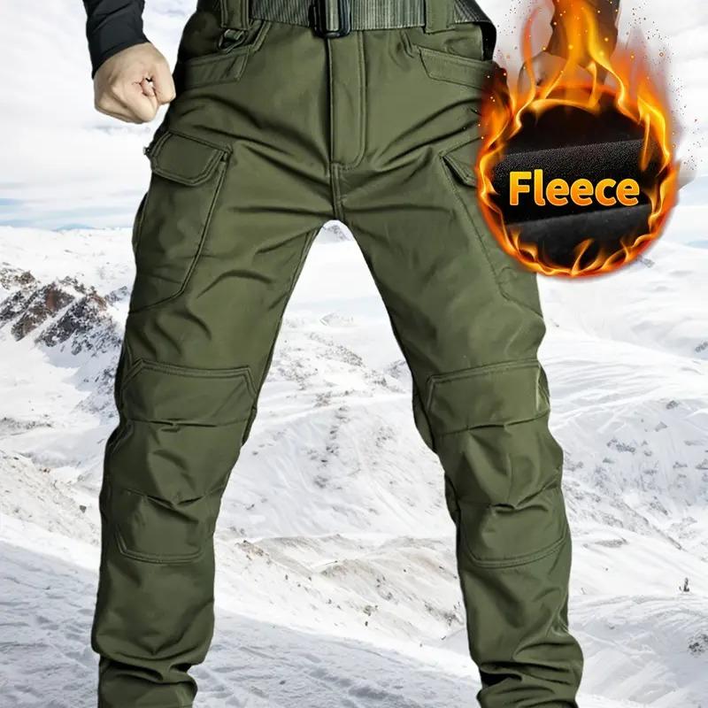 Men's Windproof Warm Outdoor Cargo Pants