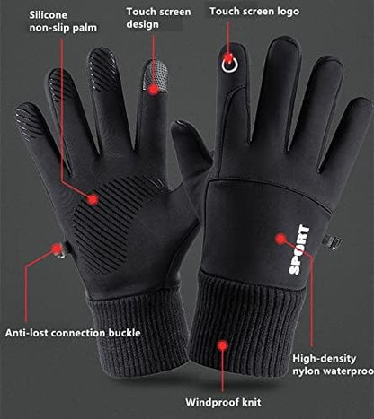 Glistensport™ Winter Touchscreen Warm Waterproof Gloves