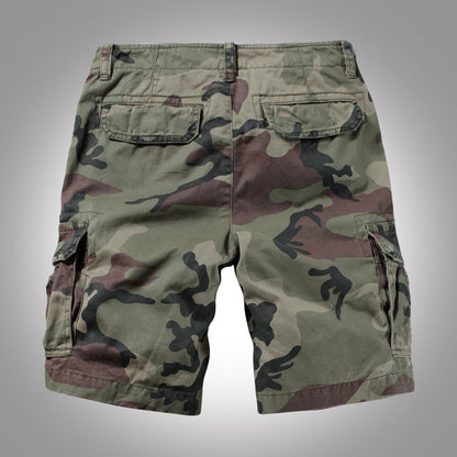 Glistensport Outdoor Beach Multi-pocket Men's Shorts