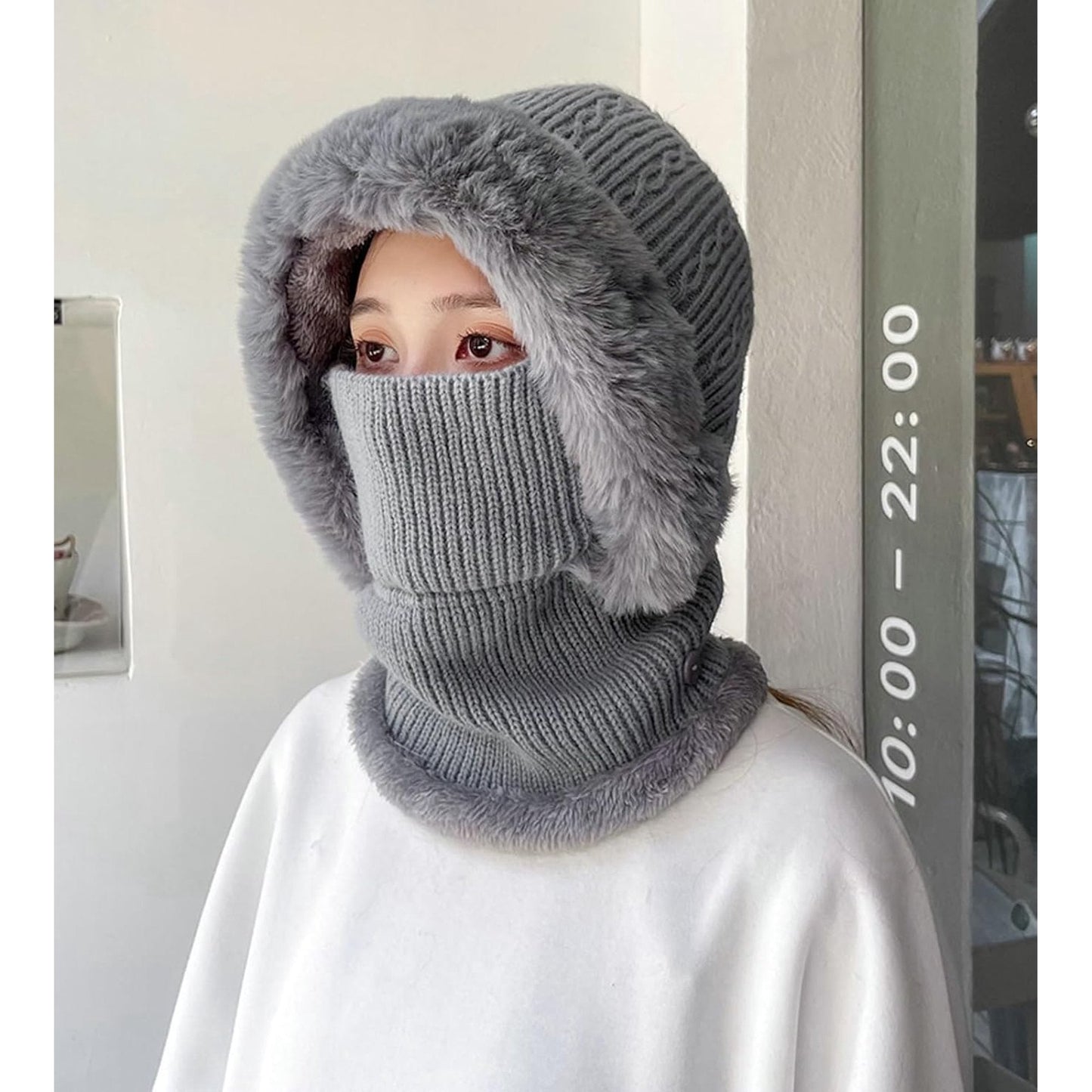 Glistensport™ Winter Cashmere 3 in 1 Neck Warmer Hat