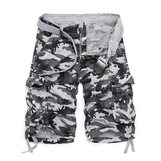 Glistensport Camouflage Cargo Shorts