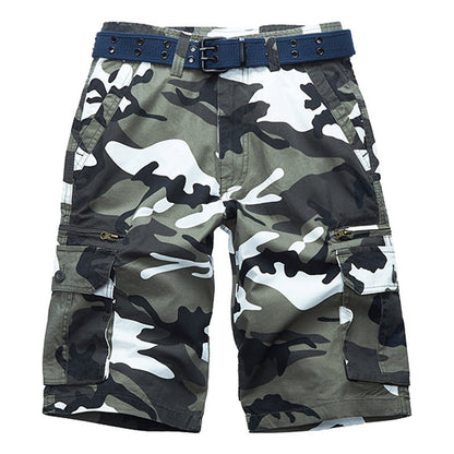 Glistensport Casual Beach Camouflage Cotton Men's Shorts