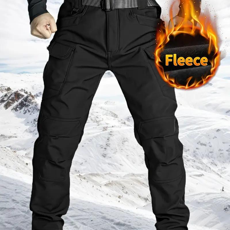 Men's Windproof Warm Outdoor Cargo Pants