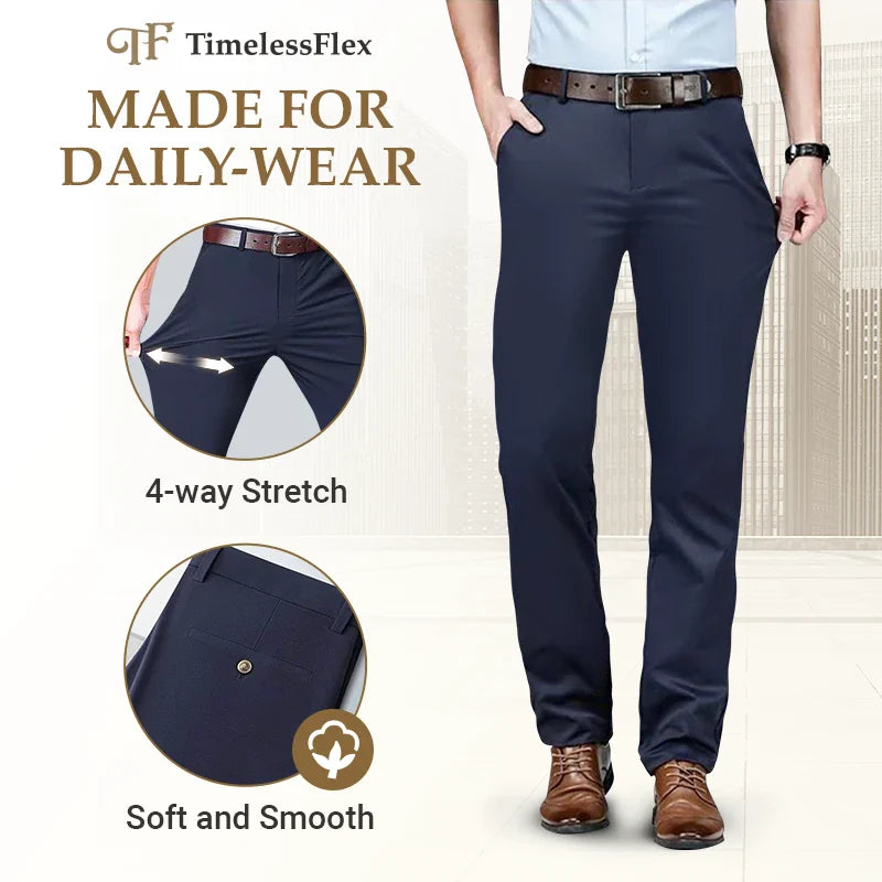 Glistensport Men's High Stretch Straight Fit Pants