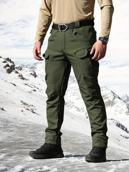 Men's Windproof Warm Outdoor Cargo Pants