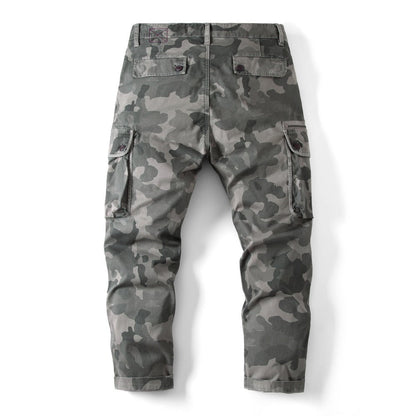 Glistensport New Autumn and Winter Men's Loose Camouflage Multi-pocket Pants