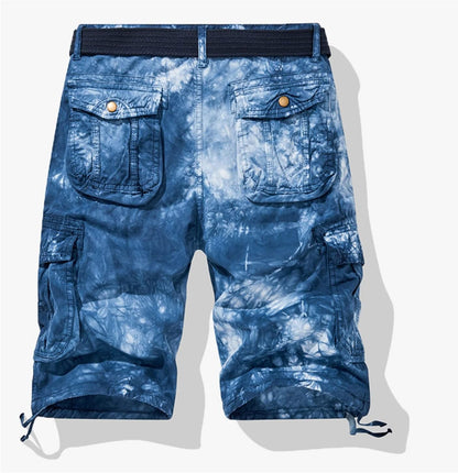 Glistensport Loose Waist Camouflage Shorts