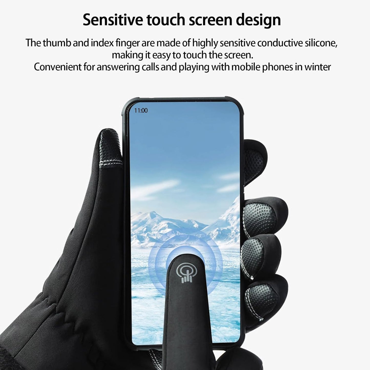 Glistensport™ Winter USB Heated Warm Gloves