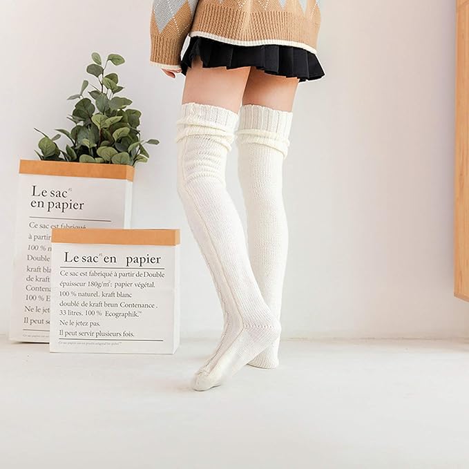 Glistensport™ Over The Knee Wool Socks