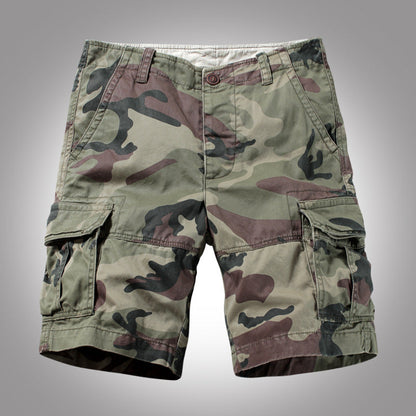 Glistensport Outdoor Beach Multi-pocket Men's Shorts