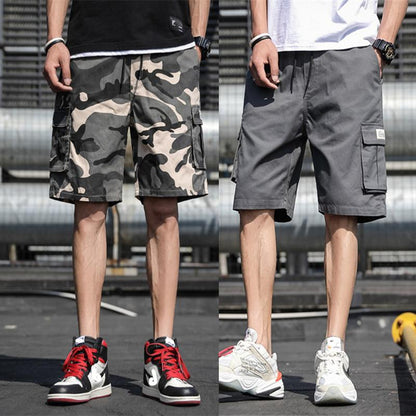 Glistensport Plus Size M to 7XL Camo Men's Shorts