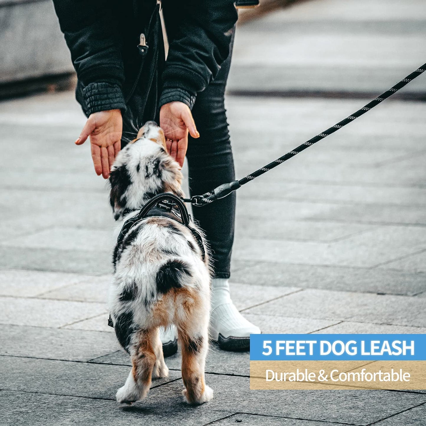 Glistensport™-Easy Grip Ergonomic Leash