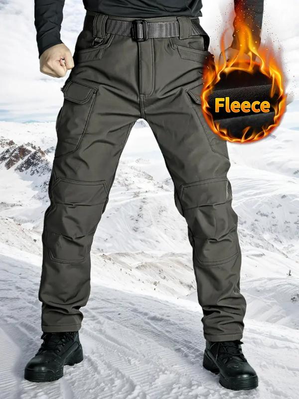 Men's Windproof Warm Outdoor Cargo Pants