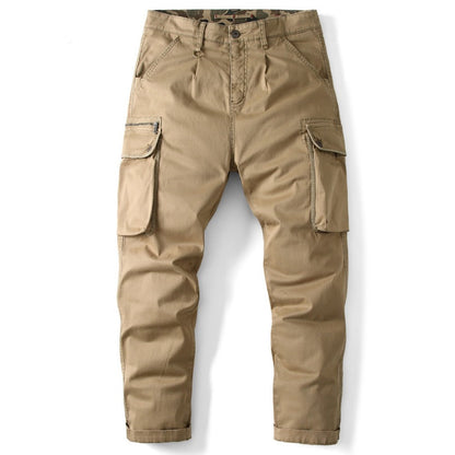 Glistensport New Autumn and Winter Men's Loose Camouflage Multi-pocket Pants