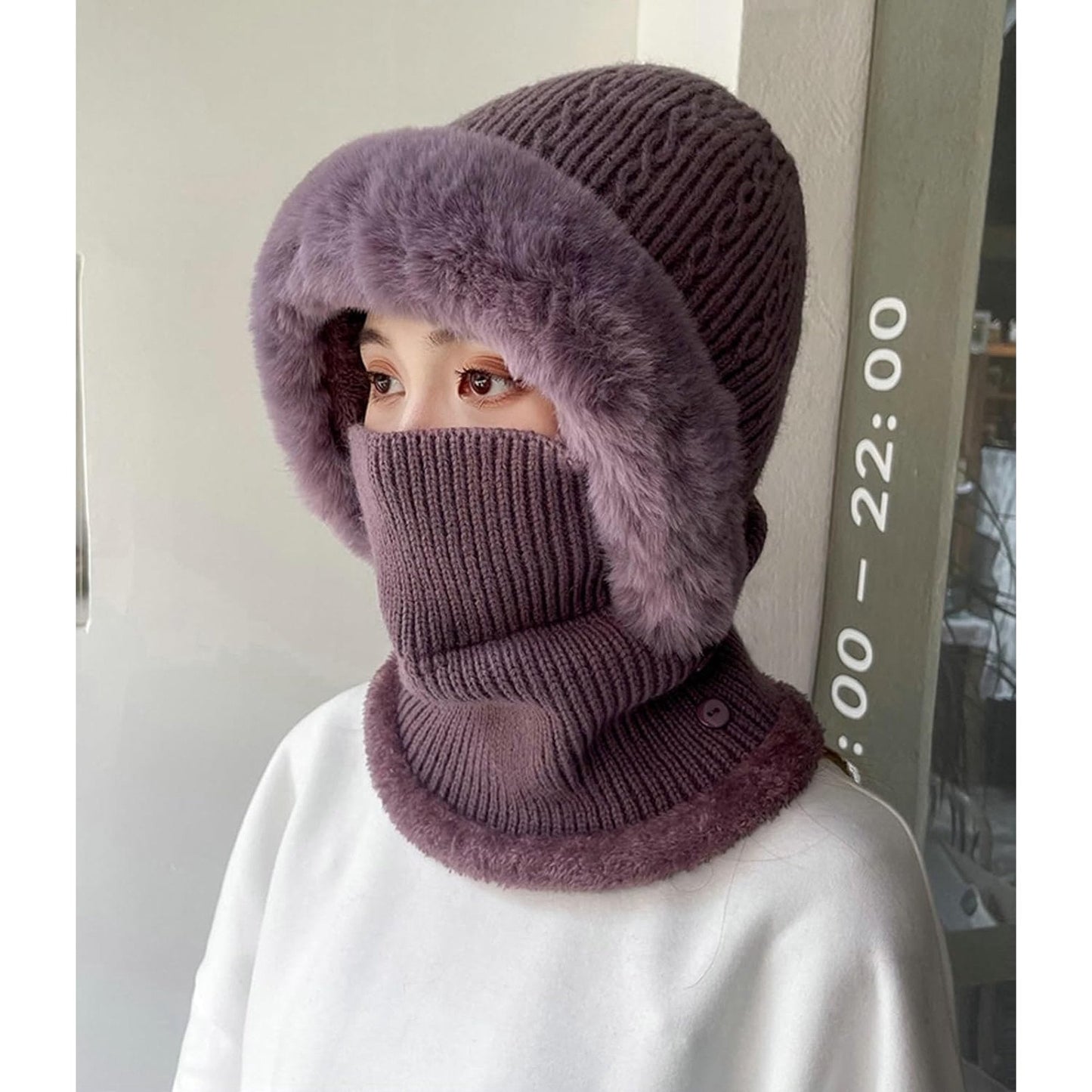 Glistensport™ Winter Cashmere 3 in 1 Neck Warmer Hat