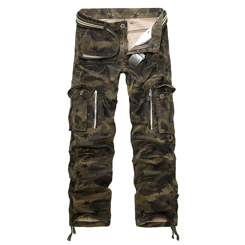 Glistensport Men's Outdoor Multi-Pocket Cargo Pants