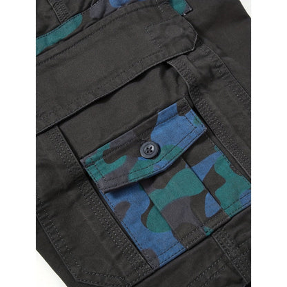 Glistensport 100% Cotton Camo Men's Cargo Shorts