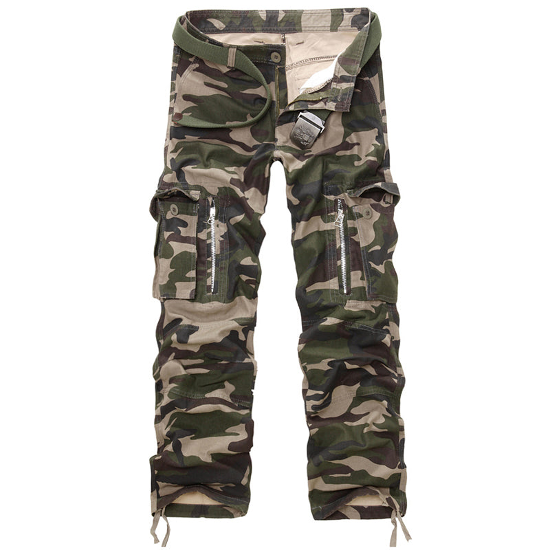 Glistensport Men's Outdoor Multi-Pocket Cargo Pants