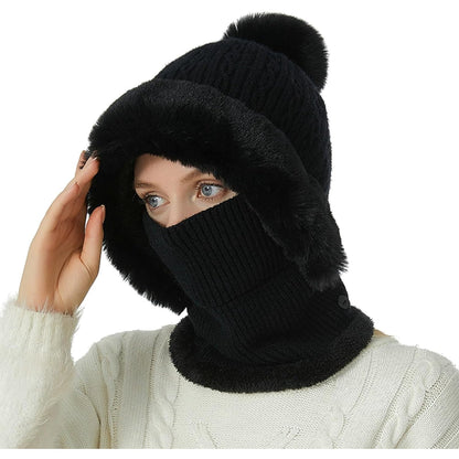Glistensport™ Winter Cashmere 3 in 1 Neck Warmer Hat