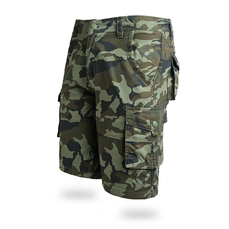 Glistensport Men's Outdoor Camouflage Cargo Shorts