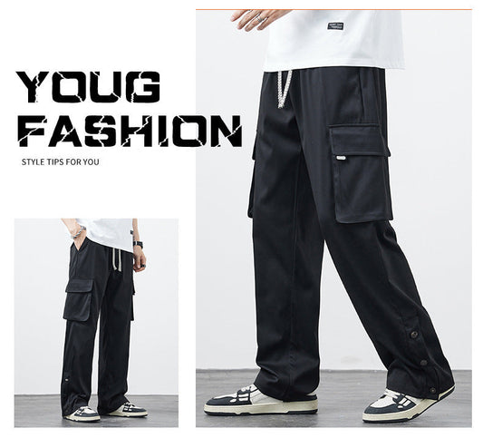 Glistensport Oversized Loose Wide-leg Trousers