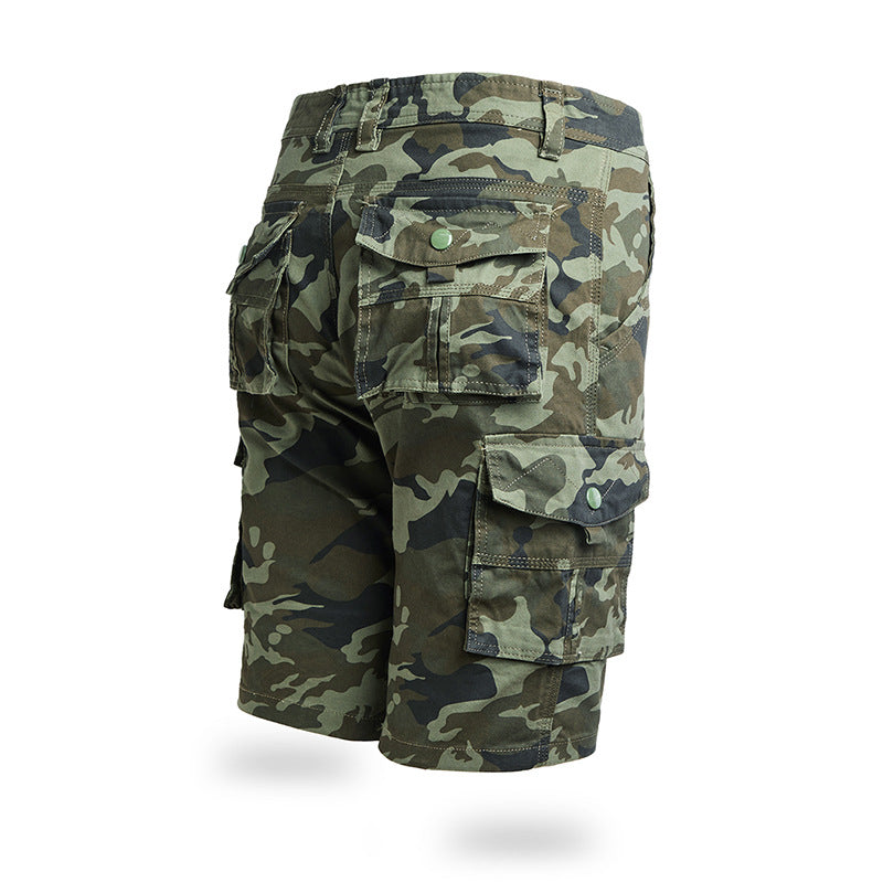 Glistensport Men's Outdoor Camouflage Cargo Shorts