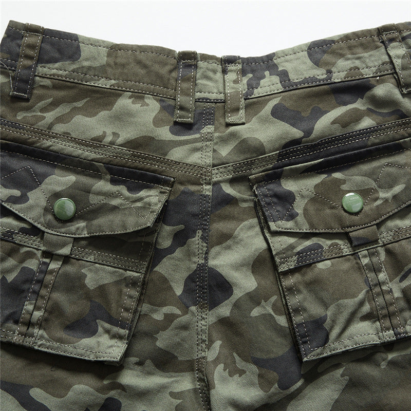 Glistensport Men's Outdoor Camouflage Cargo Shorts