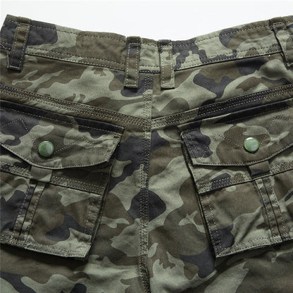 Glistensport Men's Outdoor Camouflage Cargo Shorts