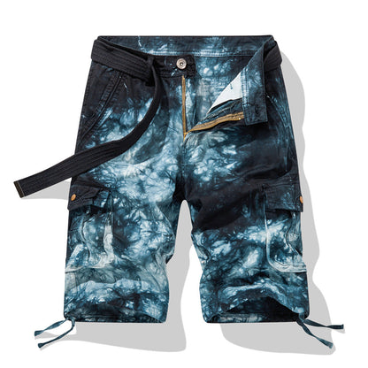 Glistensport Loose Waist Camouflage Shorts