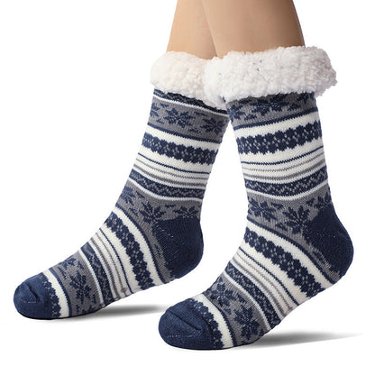Premium Men's Floor Standing Home Socks - Extra Thick Fleece Lining