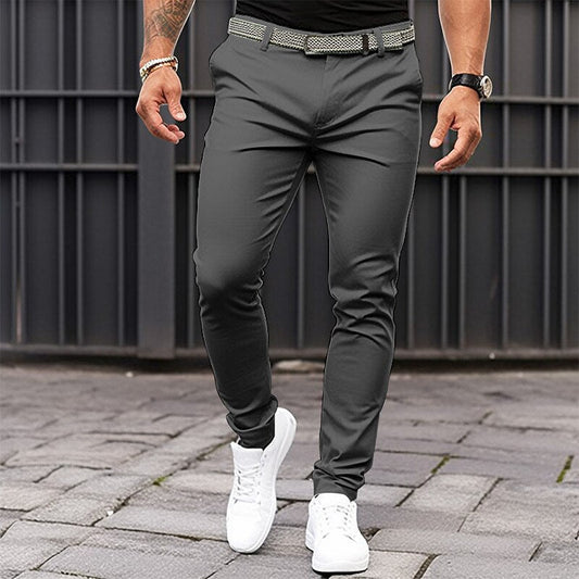 Glistensport Loose Solid Color Trousers