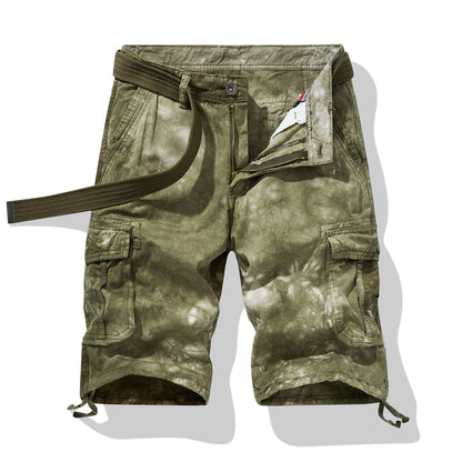 Glistensport Loose Waist Camouflage Shorts