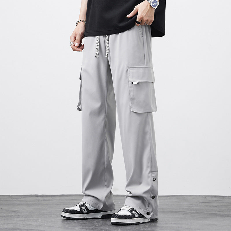 Glistensport Oversized Loose Wide-leg Trousers