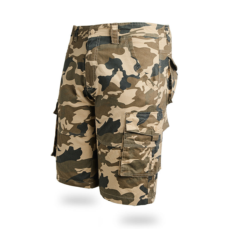 Glistensport Men's Outdoor Camouflage Cargo Shorts