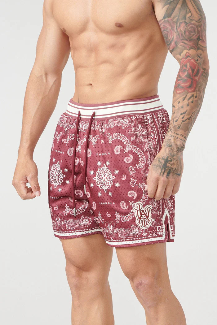 GlistenSport™ The Infamous Bandana Shorts